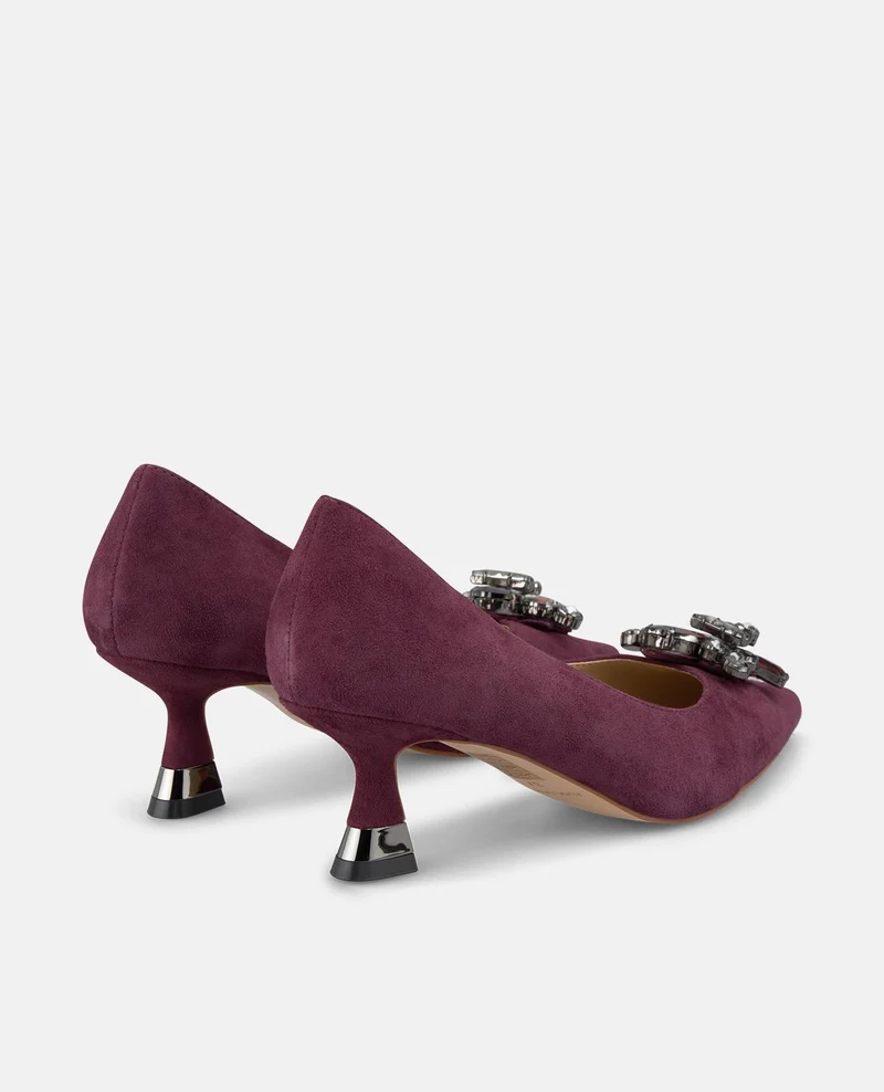 ZAPATO TACÓN BAJO FLOR