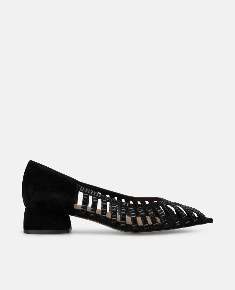 ZAPATO PLANO EFECTO ESPEJO