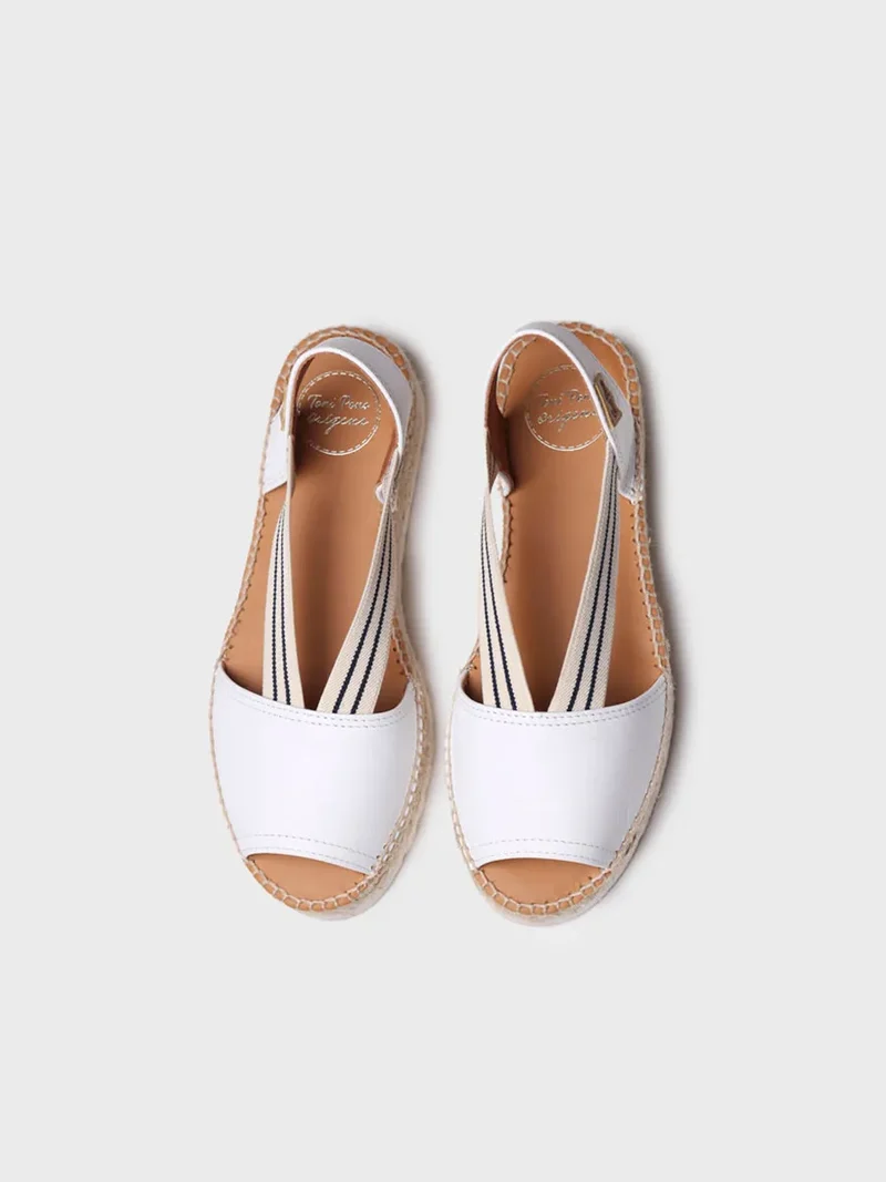 Sandalia de plataforma de yute para mujer | ESTEL-SW
