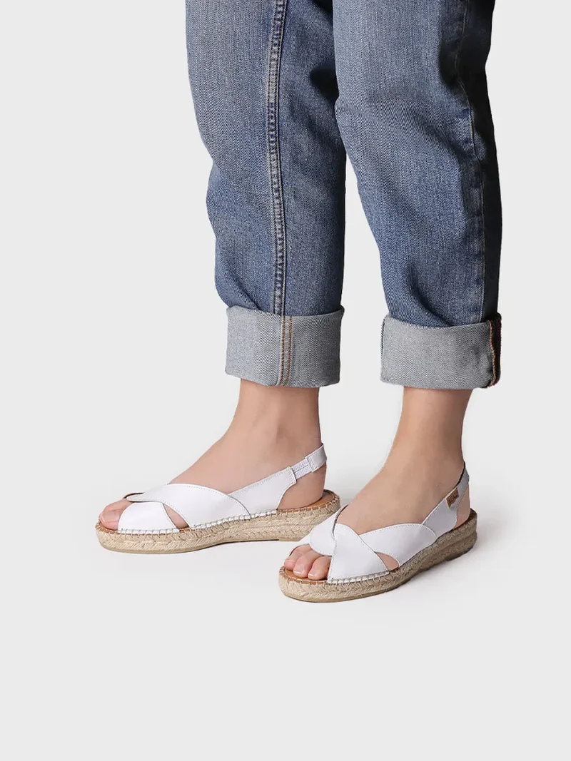 Alpargata para mujer en piel | ENOLA-P