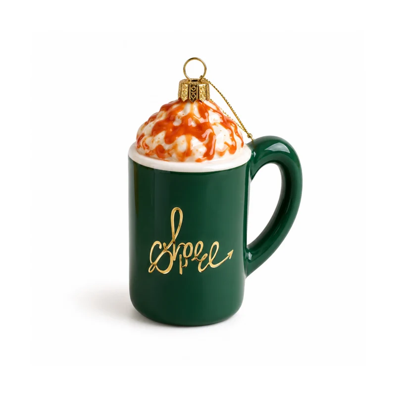 Miomu Colgante Navideño para Árbol Malteada Navideña