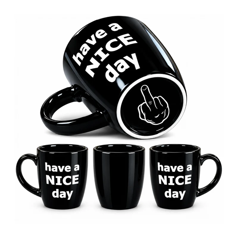 Miomu Taza de Cerámica, Humor de Lunes