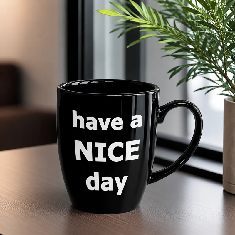 Miomu Taza de Cerámica, Humor de Lunes