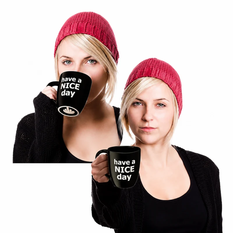 Miomu Taza de Cerámica, Humor de Lunes