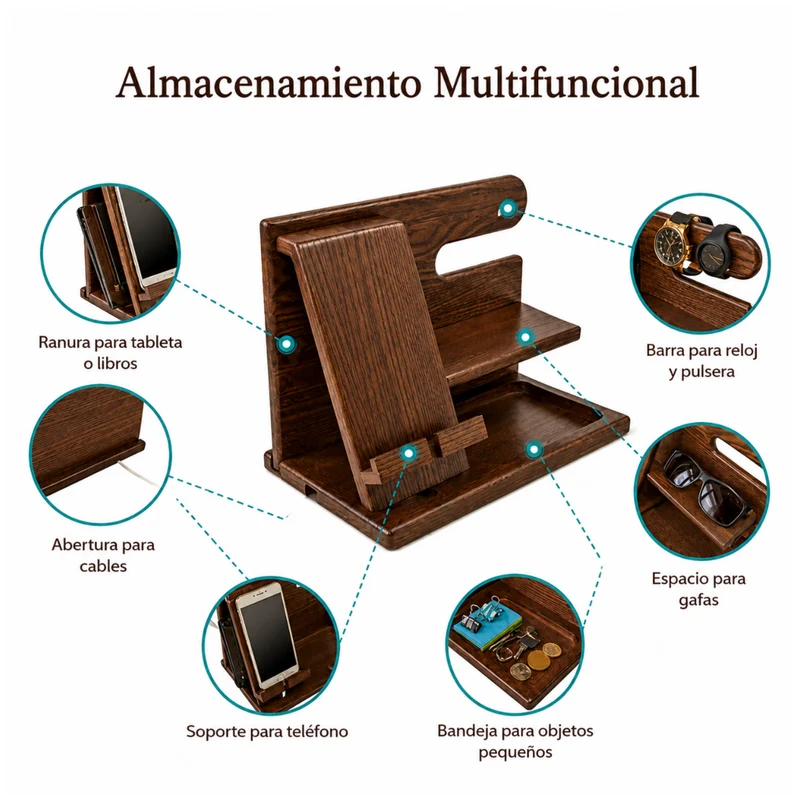 Miomu Base Organizadora para Hombre, Estación de Equilibrio