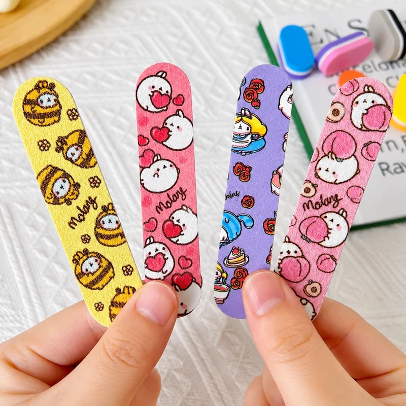 Miomu Set de Mini Limas de Uñas, Criaturas Tiernas
