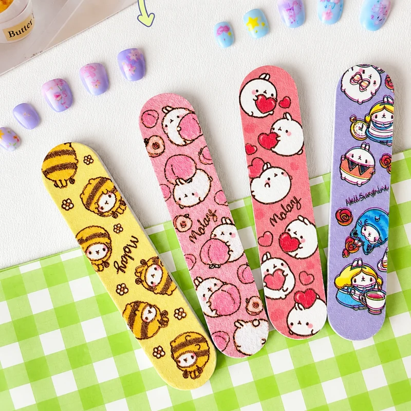 Miomu Set de Mini Limas de Uñas, Criaturas Tiernas