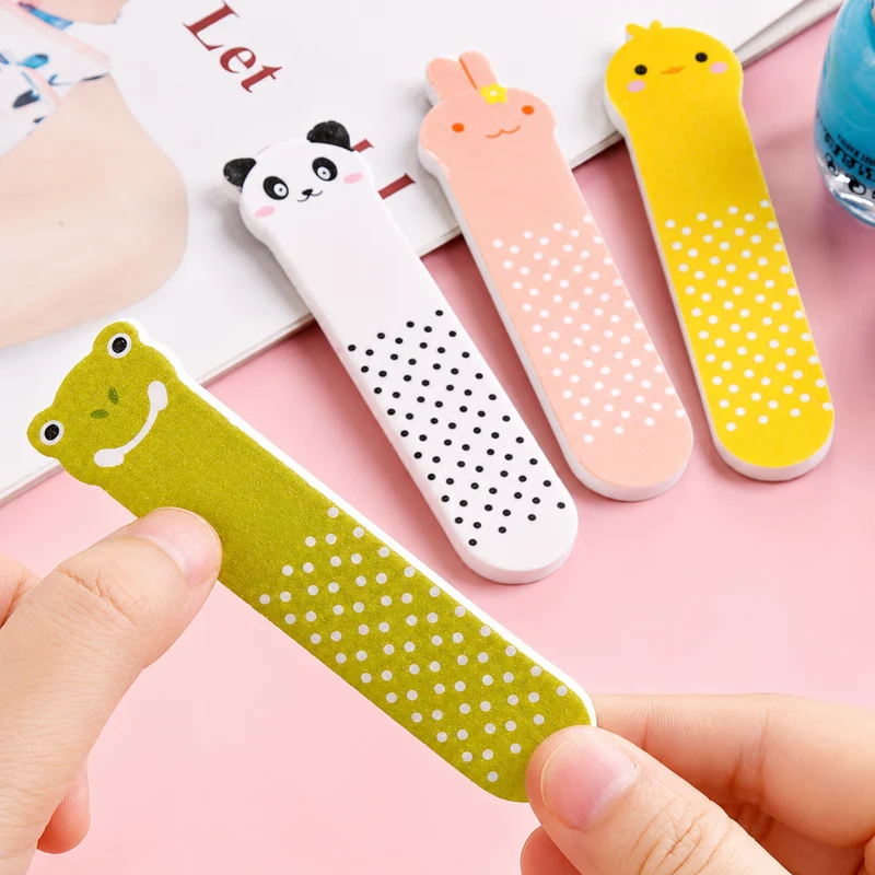 Miomu Set de Mini Limas para Uñas, Animalitos Tiernos