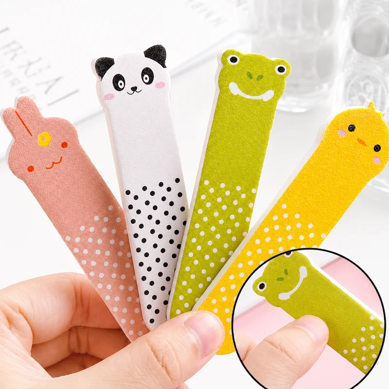 Miomu Set de Mini Limas para Uñas, Animalitos Tiernos