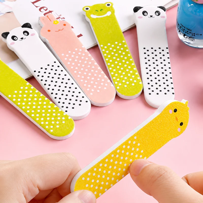 Miomu Set de Mini Limas para Uñas, Animalitos Tiernos