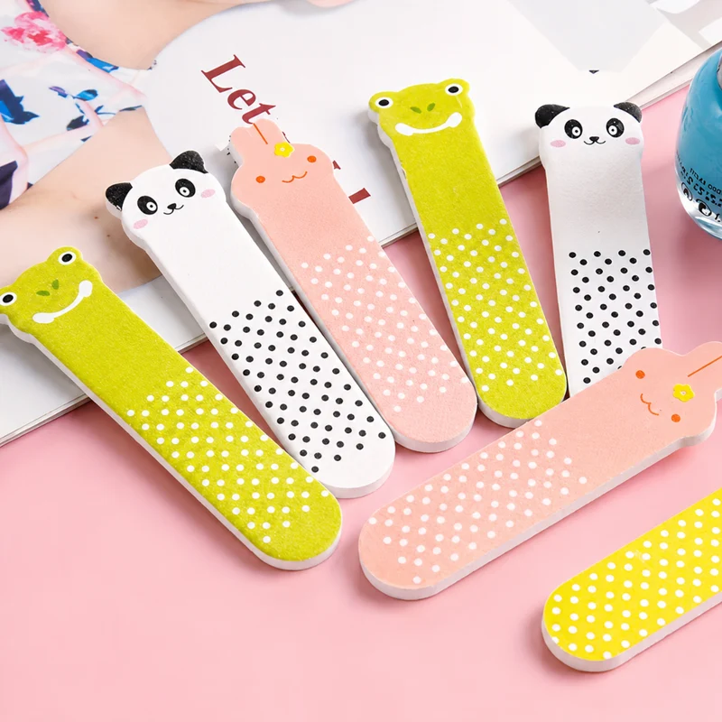 Miomu Set de Mini Limas para Uñas, Animalitos Tiernos