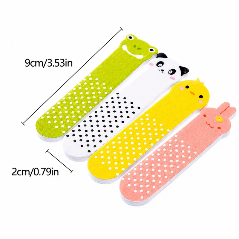 Miomu Set de Mini Limas para Uñas, Animalitos Tiernos