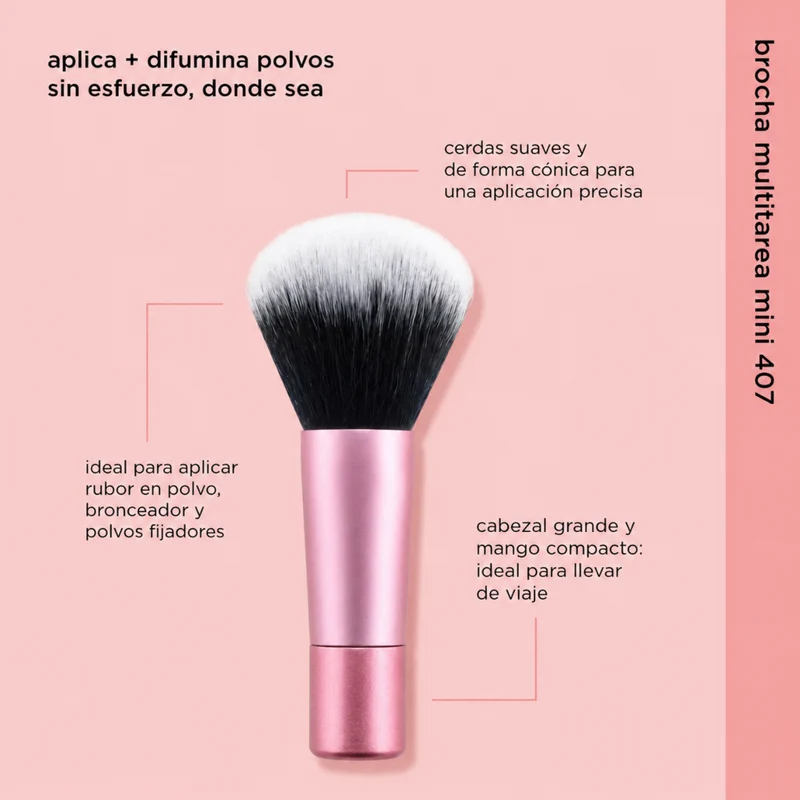 Miomu Brocha para Rubor y Blush, Toque Suave