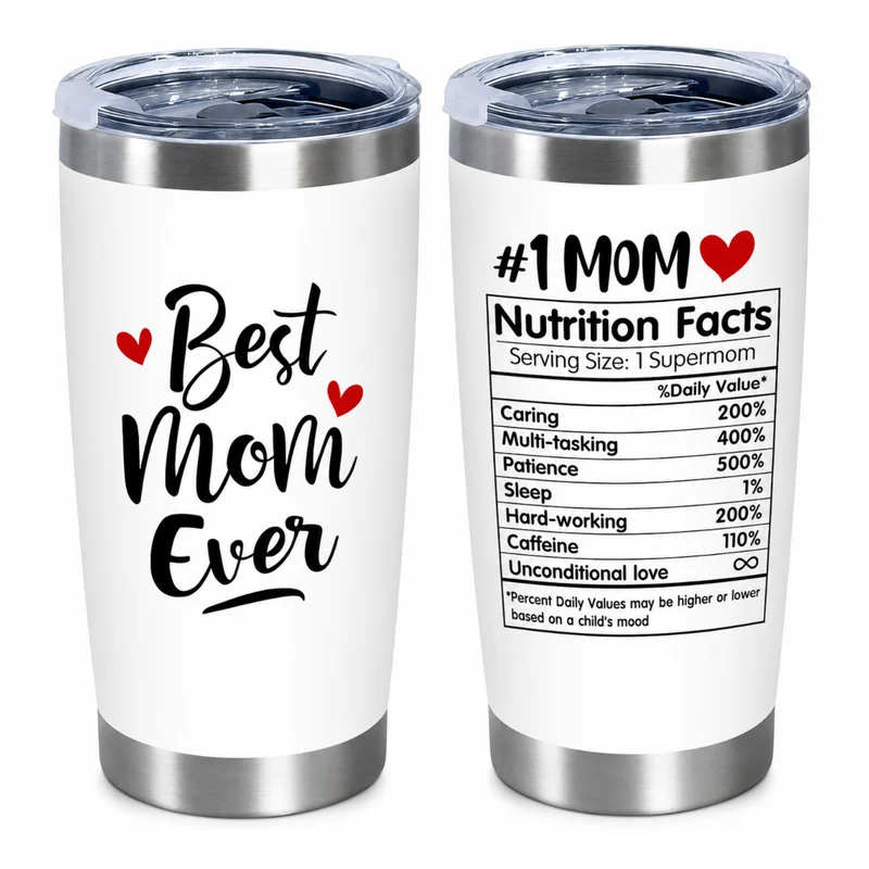 Miomu Vaso Térmico 20oz, Mamá de Acero