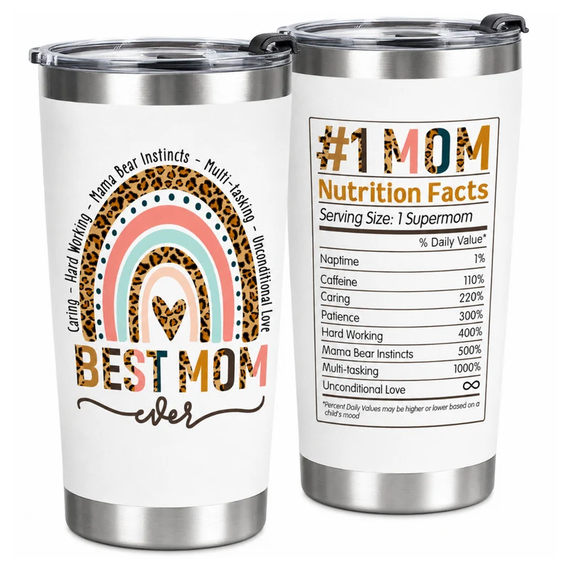 Miomu Vaso Térmico 20oz, Mamá de Acero