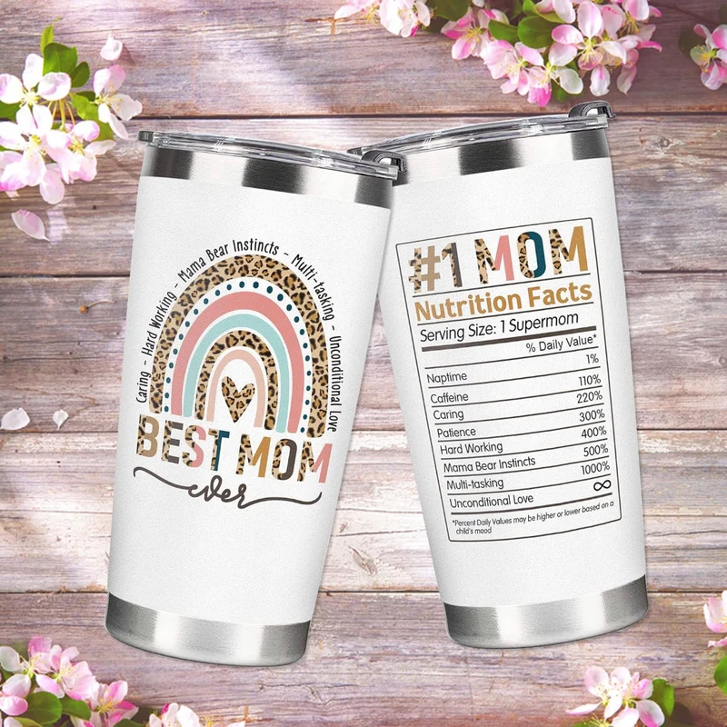 Miomu Vaso Térmico 20oz, Mamá de Acero