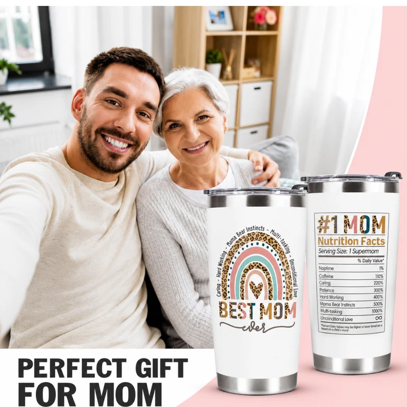 Miomu Vaso Térmico 20oz, Mamá de Acero