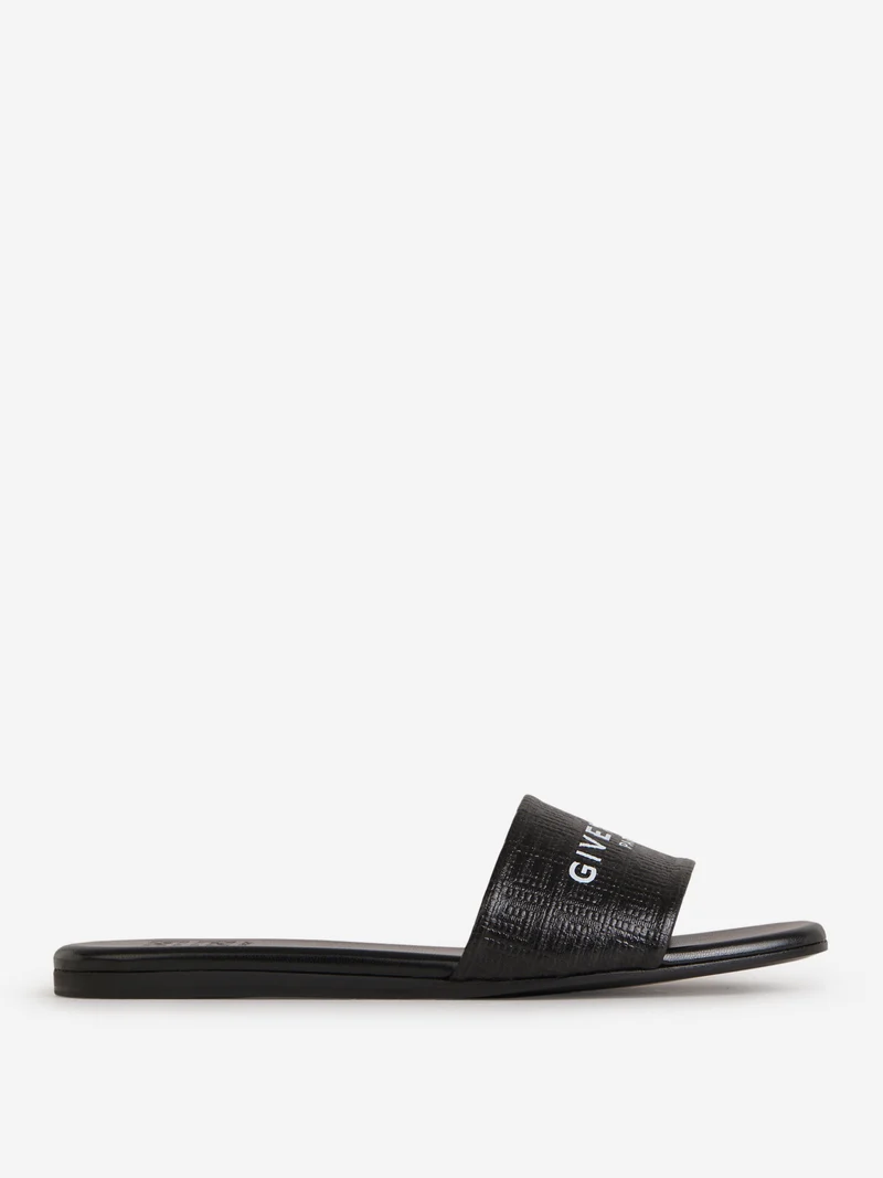 Mules Planas Piel