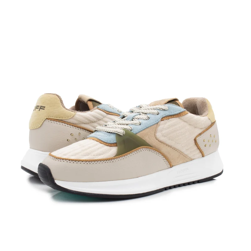Deportiva beige/celeste/verde SANPIETRO Hoff