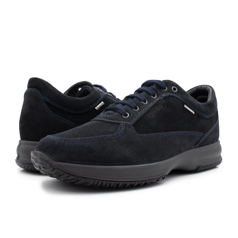 Blucher serraje azul 6117244 Igi & Co