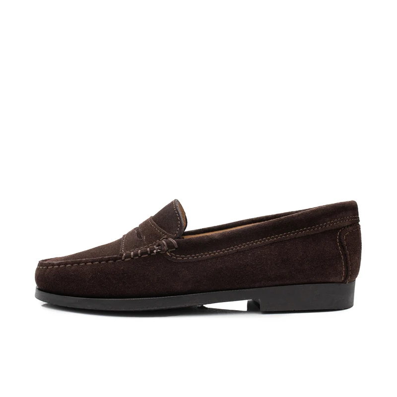 Mocasín serraje marrón 471 Castellano