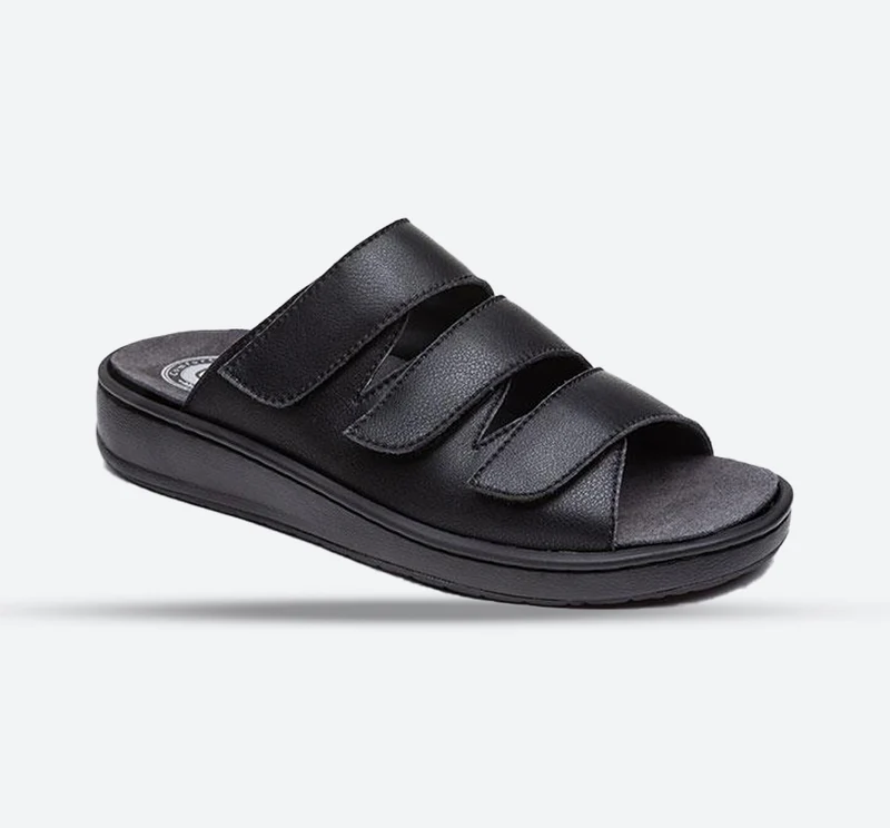 Sandalias para hombre de ajuste ancho Grunwald F964 Mule