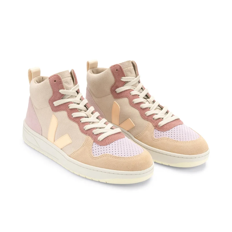 Deportiva melocotón/lila V15 Veja