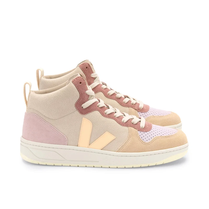 Deportiva melocotón/lila V15 Veja