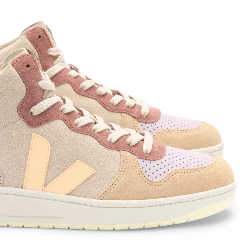Deportiva melocotón/lila V15 Veja
