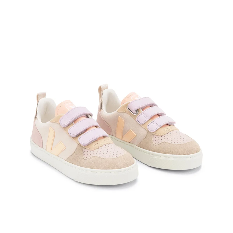 Deportiva melocotón/lila V10VEL Veja