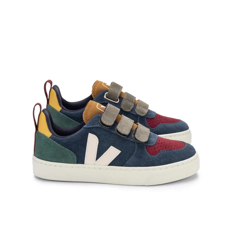 Deportiva serraje azul V10VEL Veja