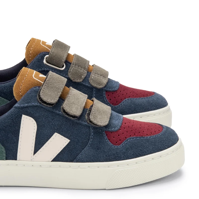Deportiva serraje azul V10VEL Veja