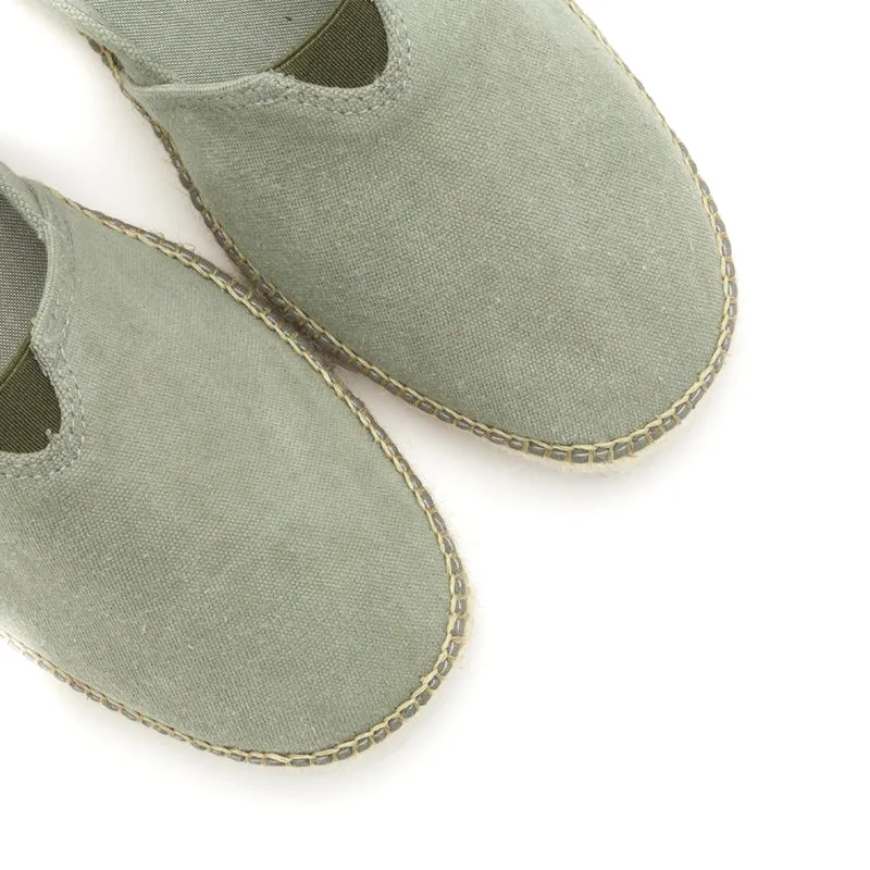 Alpargata kaki lavado 25566 Norteñas