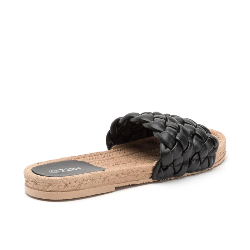Sandalia negra AMBAR 220V