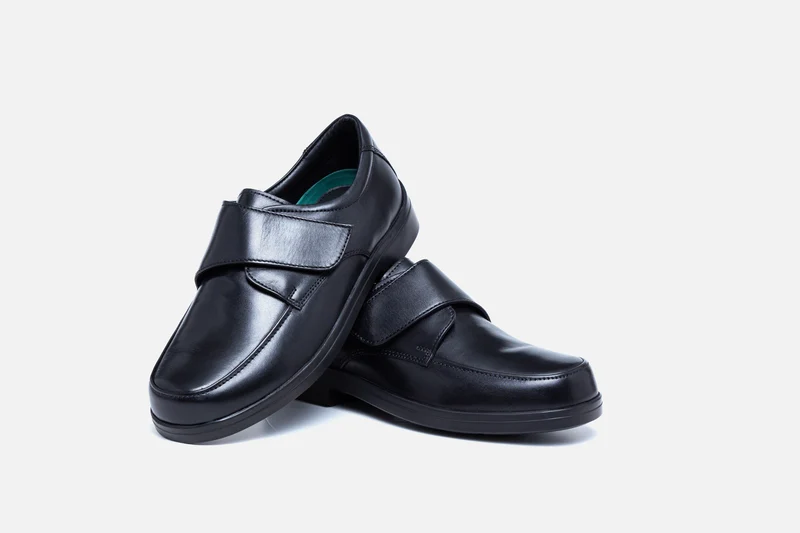 Zapatos de velcro Tredd Well David de ajuste ancho para hombre