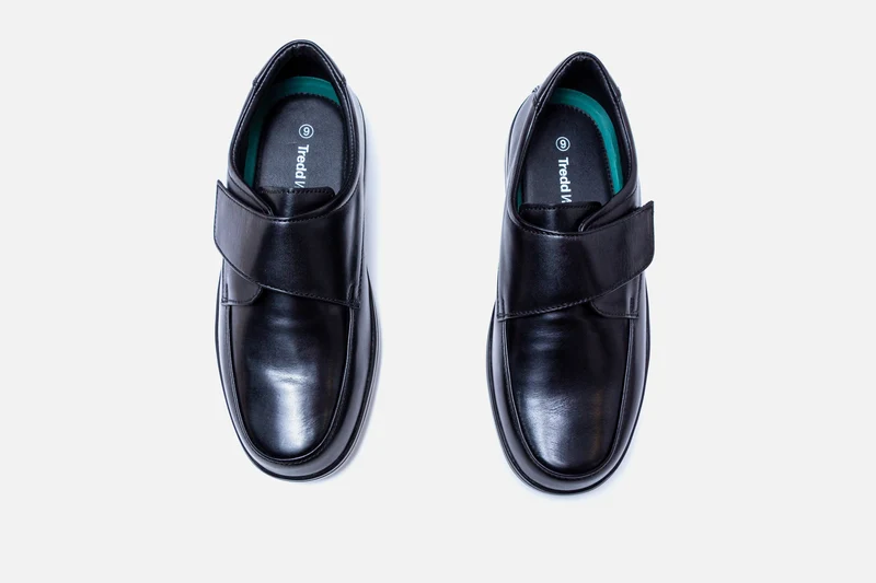 Zapatos de velcro Tredd Well David de ajuste ancho para hombre