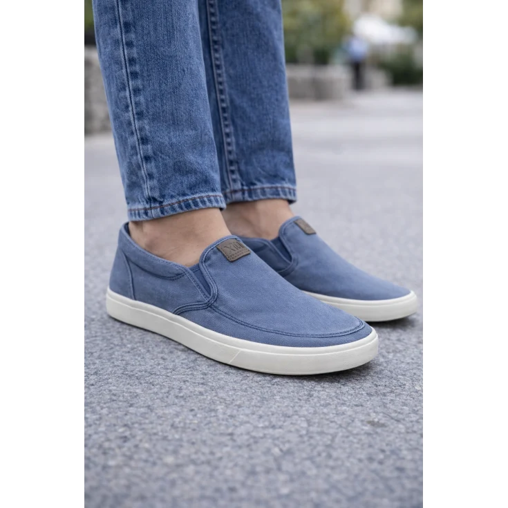 HOMBRE CASUAL ZAPATO CRO TEXTIL NAVY