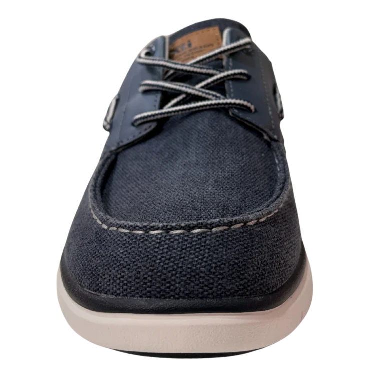 HOMBRE CASUAL ZAPATO CRO TEXTIL NAVY