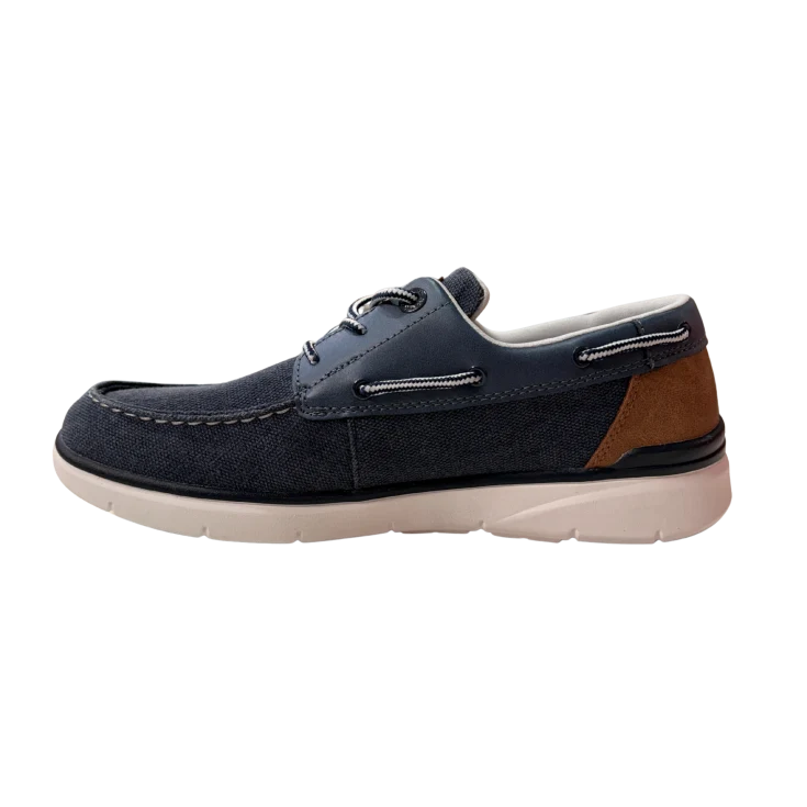HOMBRE CASUAL ZAPATO CRO TEXTIL NAVY