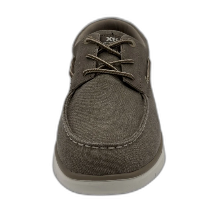 HOMBRE CASUAL ZAPATO CRO TEXTIL TAUPE