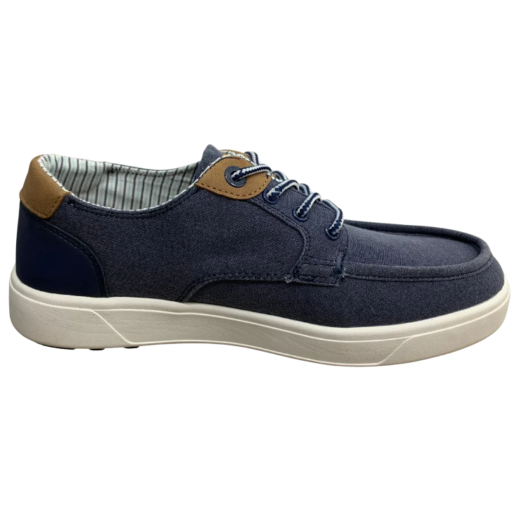 HOMBRE CASUAL ZAPATO CRO TEXTIL NAVY
