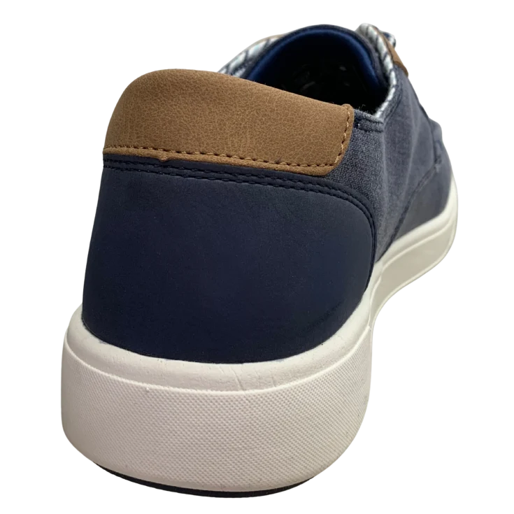 HOMBRE CASUAL ZAPATO CRO TEXTIL NAVY