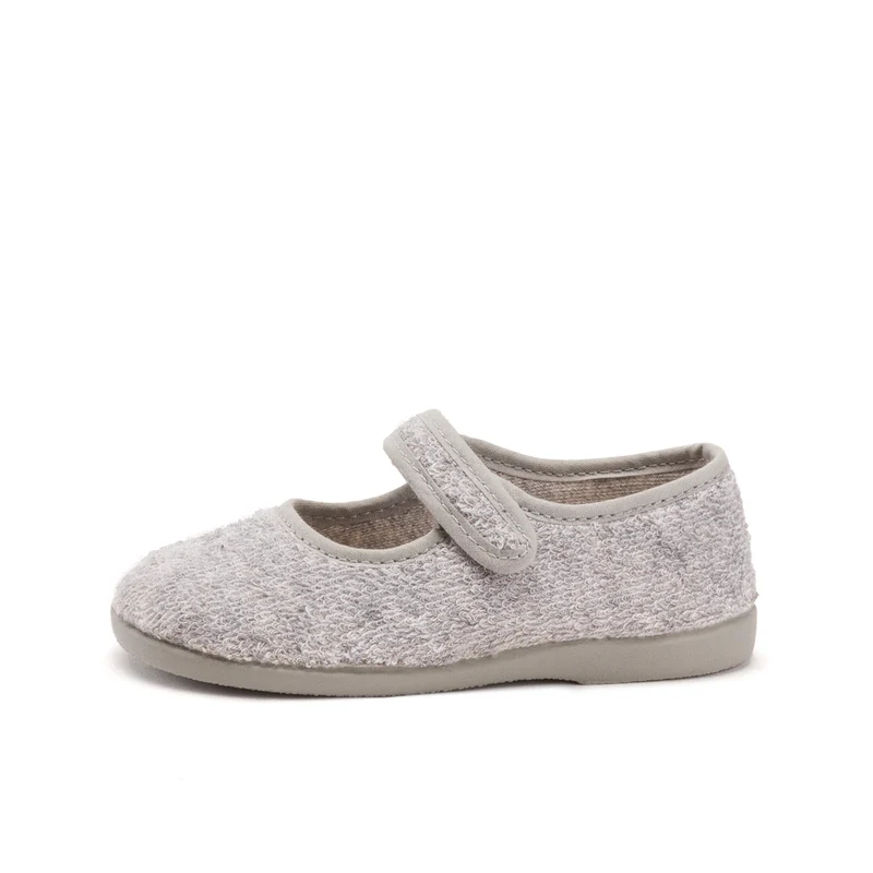 Zapatilla casa gris claro 1800F Vulladi