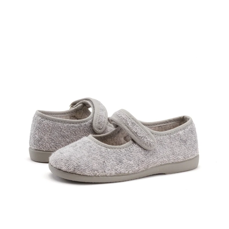 Zapatilla casa gris claro 1800F Vulladi