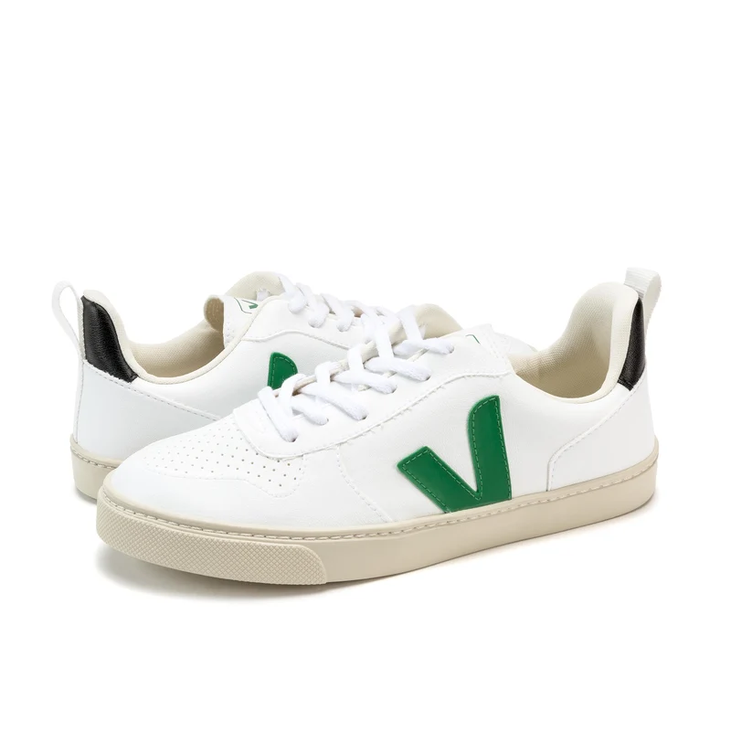 Deportiva blanco/esmeralda SMALLV10 Veja