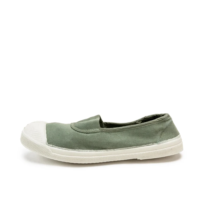 Zapatilla verde 15002 Bensimon