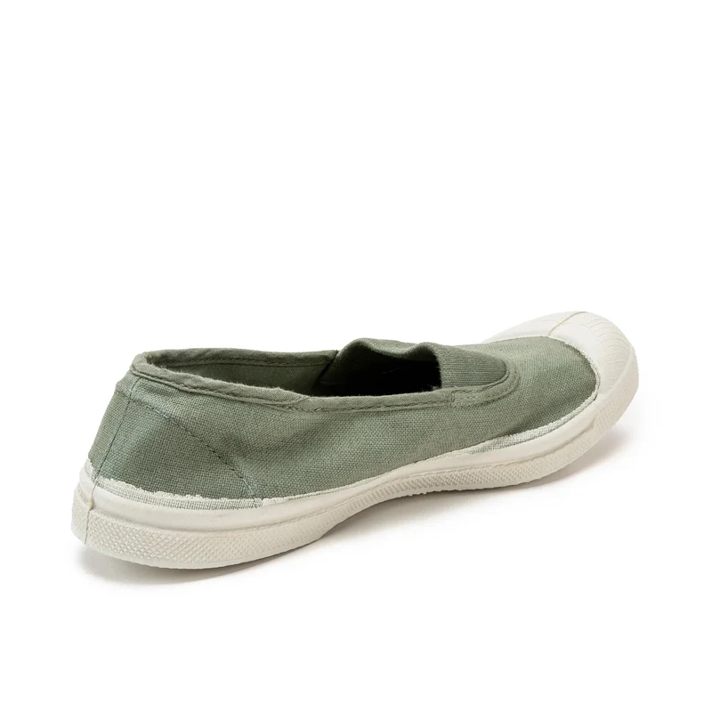 Zapatilla verde 15002 Bensimon