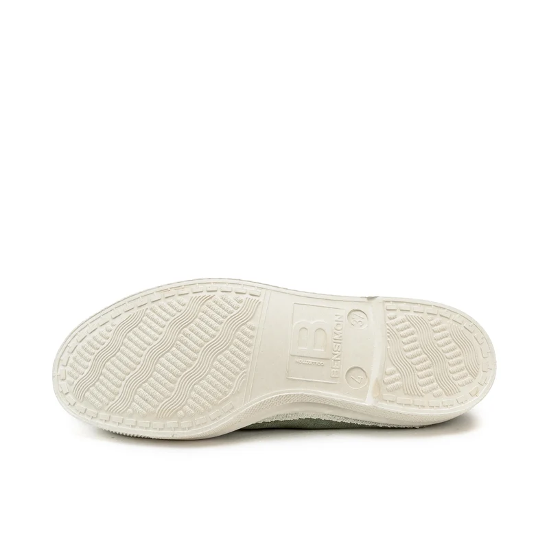 Zapatilla verde 15002 Bensimon