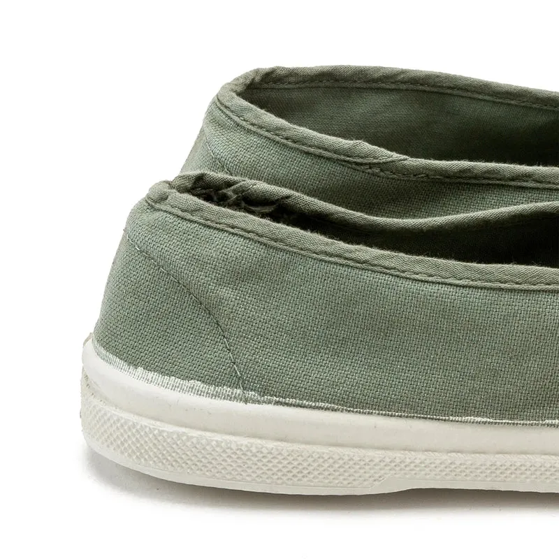 Zapatilla verde 15002 Bensimon