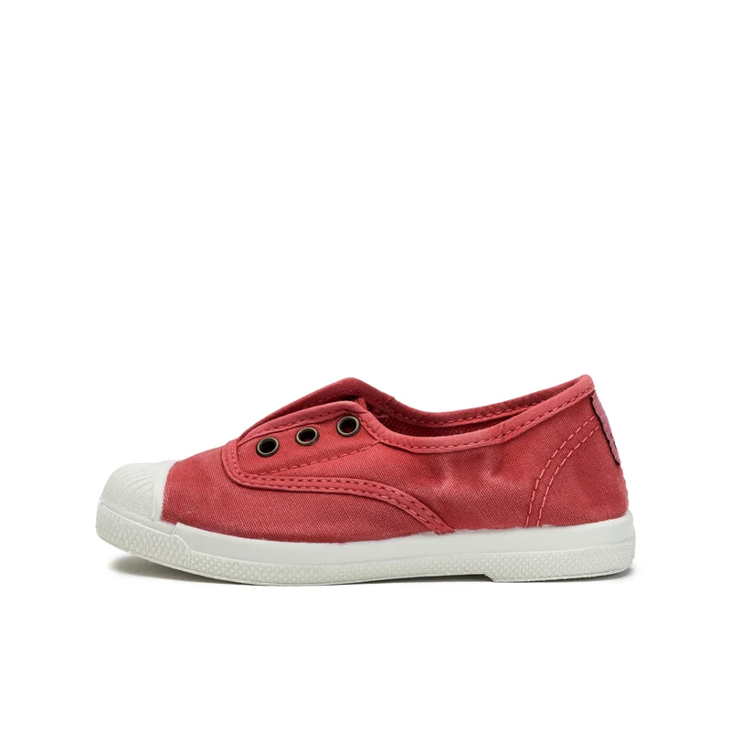 Zapatilla rojo lavado LONA470 Natural World
